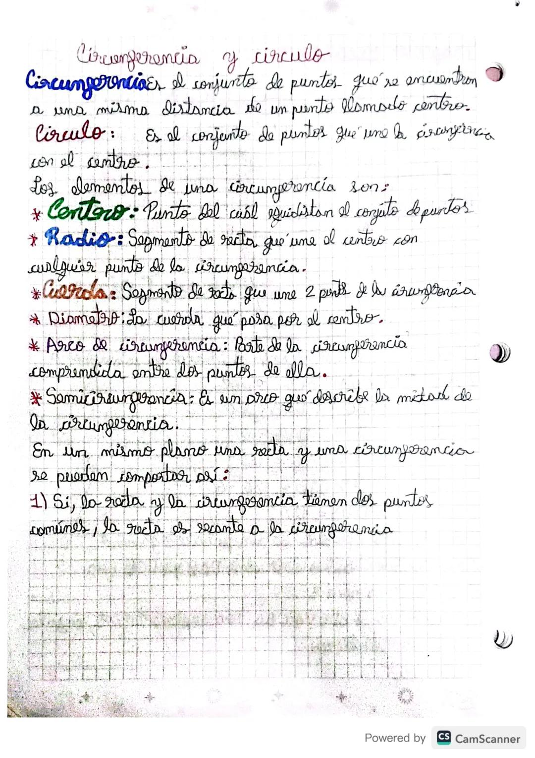 Circunferencia y circulo
Circunferenciar el conjunto de puntos que're encuentron I
a una misma distancia de un puento llamado centro.
Circul