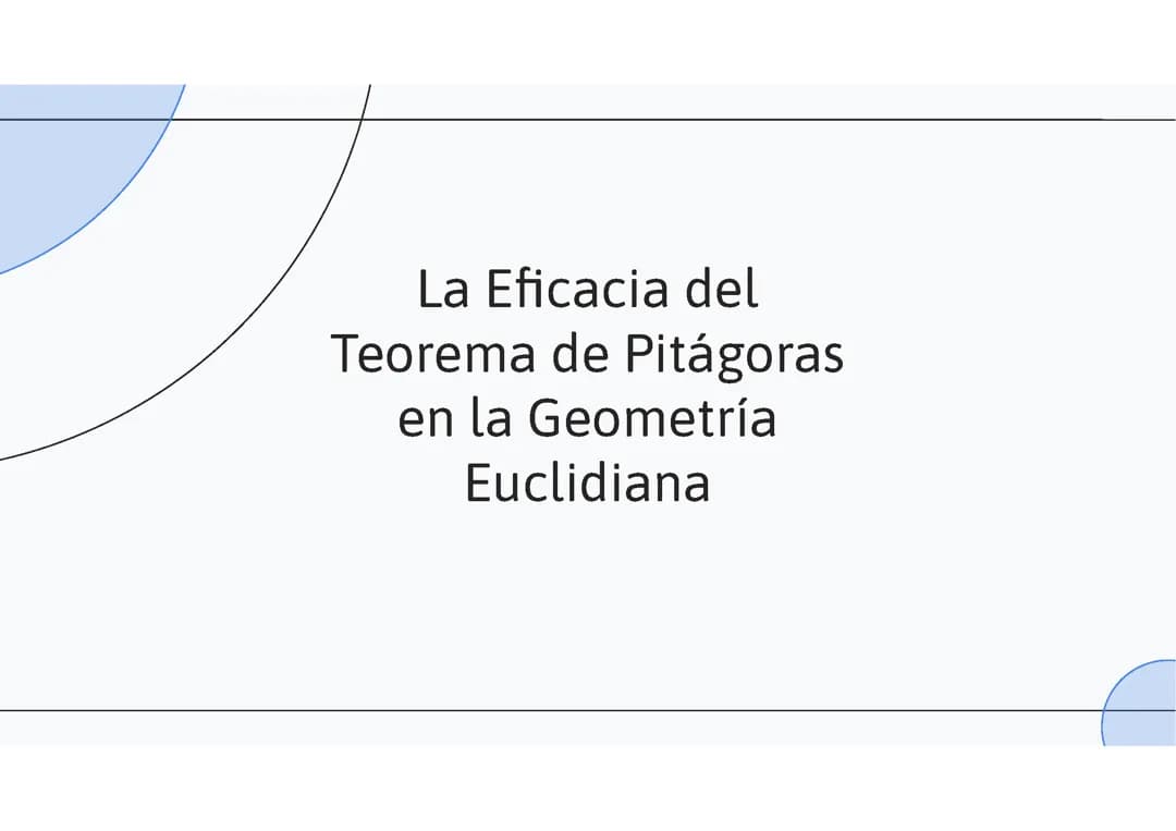 Teorema de Pitágoras