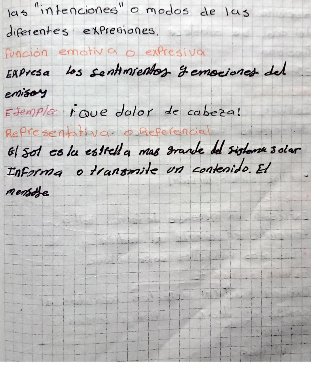  las "intenciones" o modos de las
diferentes expresiones.
función emotiv a o expresiva
Expresa los sentimientos y emociones del
emisoy
Ejemp