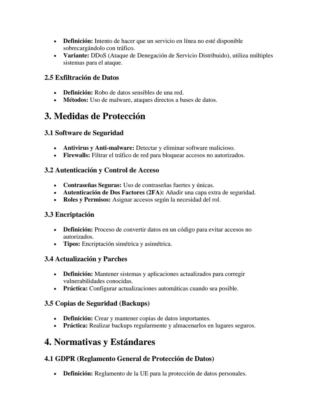 Ciberseguridad
APUNTES//
1. Conceptos Fundamentales
1.1 Definición
•
Ciberseguridad: Prácticas y tecnologías diseñadas para proteger sistema