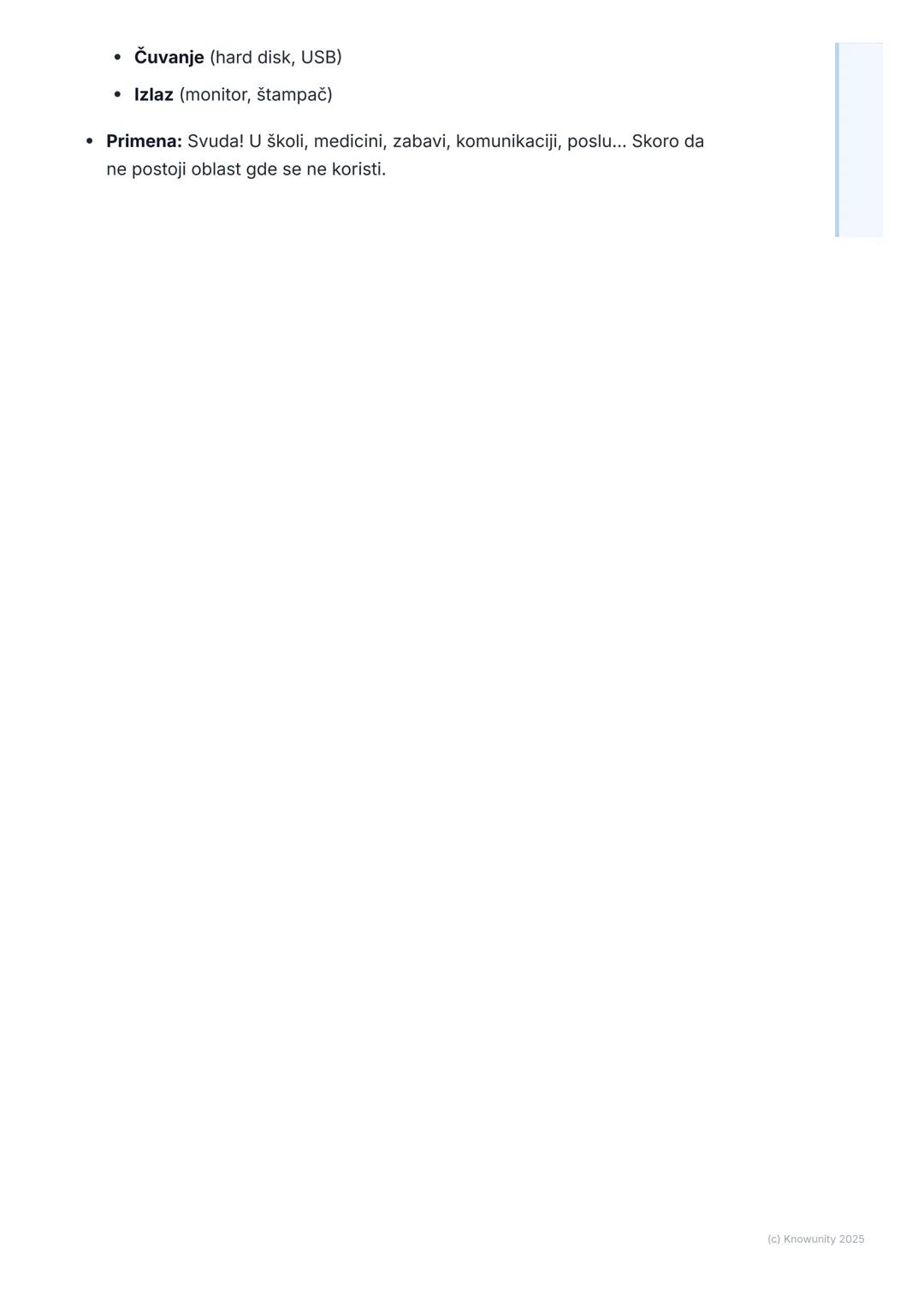 # Šta je informatika i zašto je
važna?

Šta je uopšte informatika?

Informatika nije samo korišćenje kompjutera ili igranje igrica. To je na