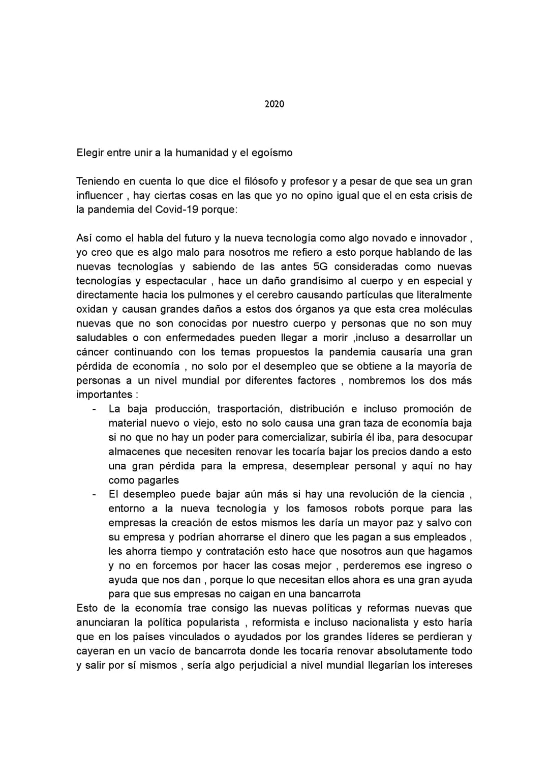 Peligros y Efectos del 5G en la Salud y el Desempleo Tecnológico
