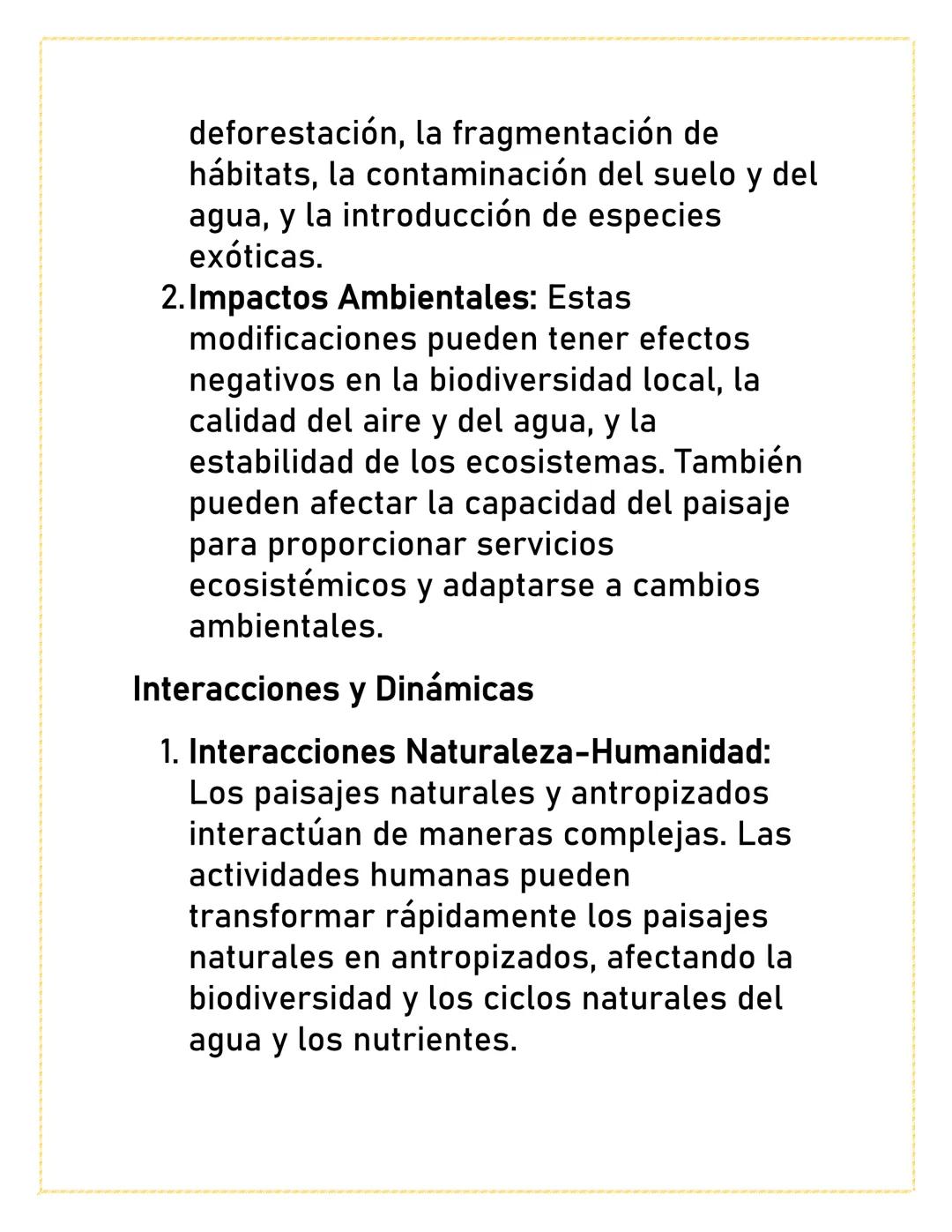 PAISAJES
NATURALES Y
ANTROPIZADOS
Los paisajes naturales y antropizados son
dos conceptos fundamentales en geografía y
ecología que describe