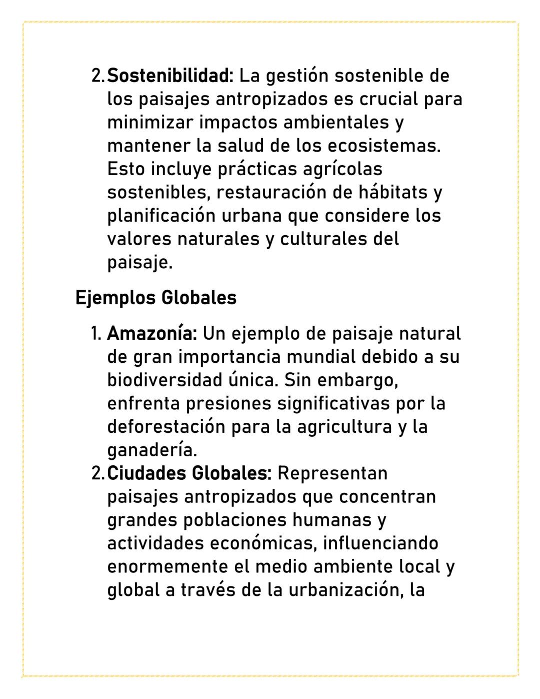 PAISAJES
NATURALES Y
ANTROPIZADOS
Los paisajes naturales y antropizados son
dos conceptos fundamentales en geografía y
ecología que describe