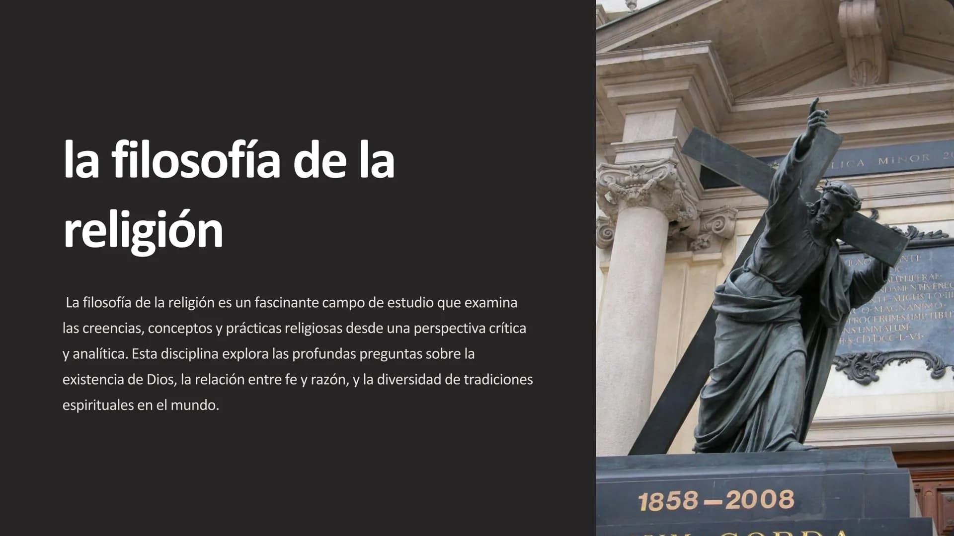 la filosofía de la
religión
LICA
MINOR
20
ICNO
ΑΝΤΙ
La filosofía de la religión es un fascinante campo de estudio que examina
las creencias,