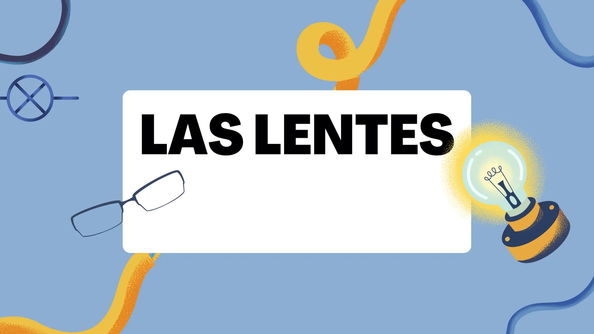 LAS LENTES
elle ¿QUÉ SON?
Las lentes son herramientas ópticas
que se utilizan para desviar los rayos de
luz y así modificar el camino que
re