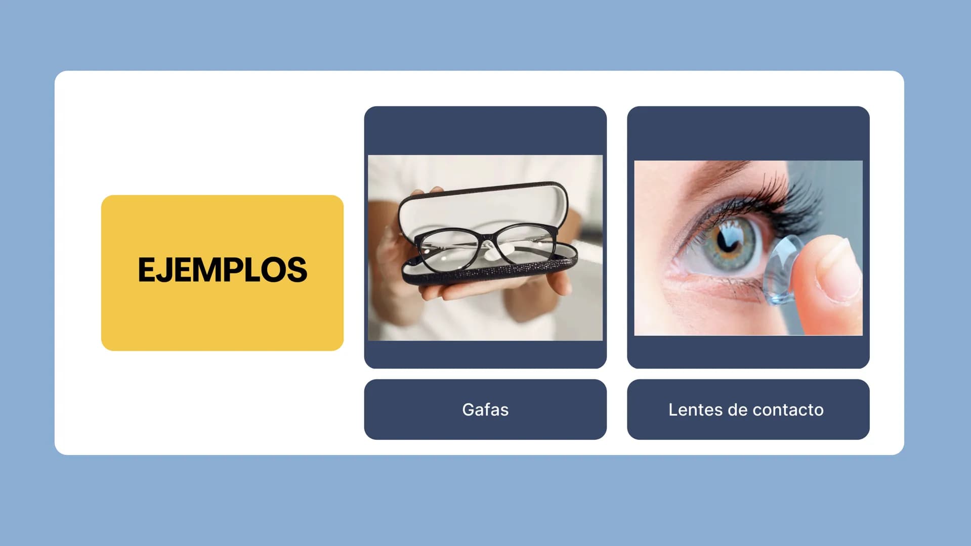 LAS LENTES
elle ¿QUÉ SON?
Las lentes son herramientas ópticas
que se utilizan para desviar los rayos de
luz y así modificar el camino que
re