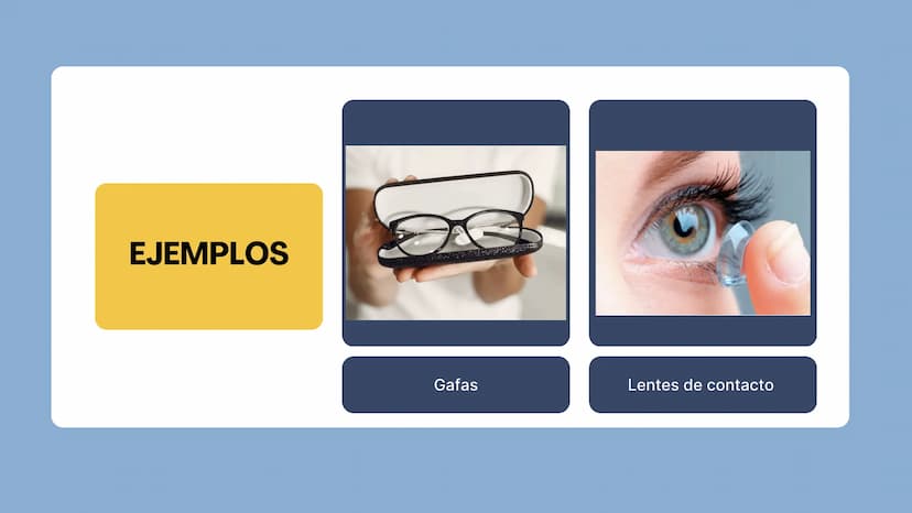 LAS LENTES
elle ¿QUÉ SON?
Las lentes son herramientas ópticas
que se utilizan para desviar los rayos de
luz y así modificar el camino que
re