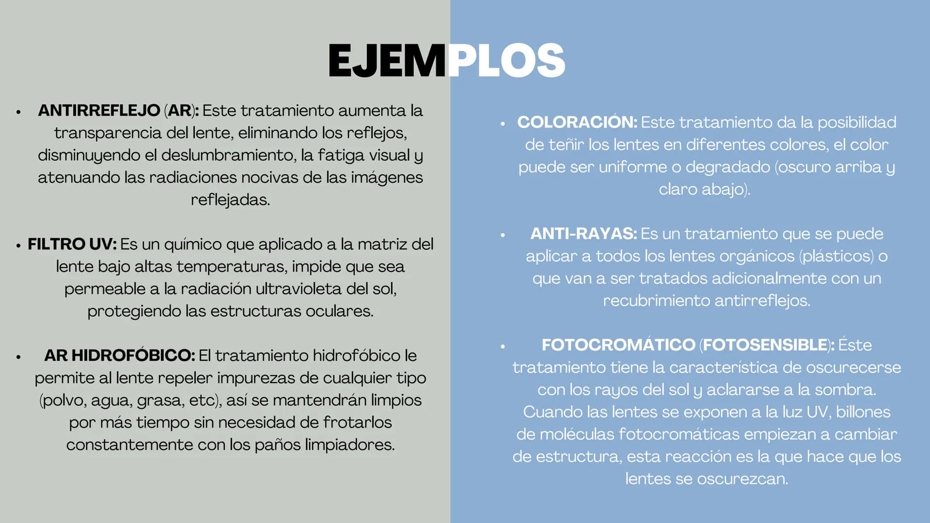 LAS LENTES
elle ¿QUÉ SON?
Las lentes son herramientas ópticas
que se utilizan para desviar los rayos de
luz y así modificar el camino que
re