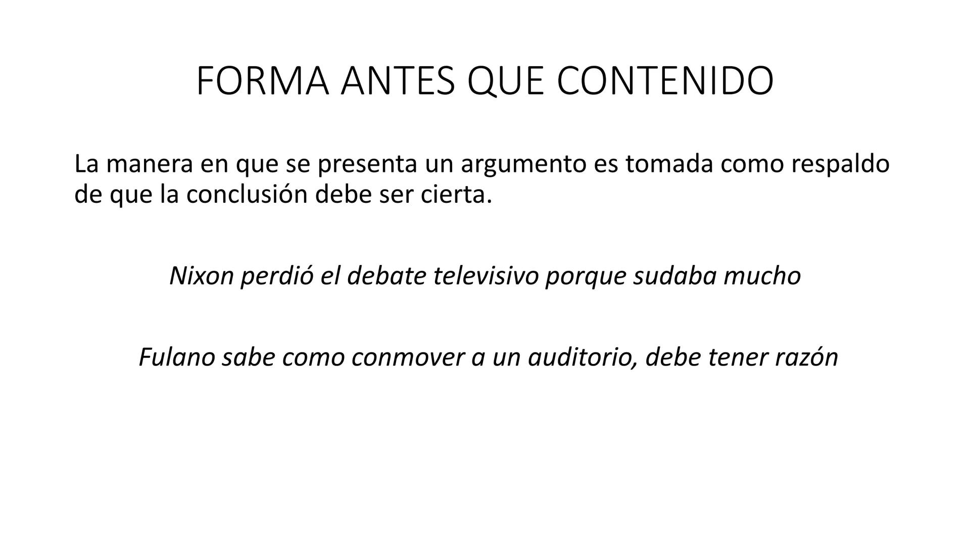 FALACIAS
Construcción de un buen argumento ¿Qué son?
Las falacias son un razonamiento que parece lógico o válido pero no lo
es. Tienen la ap