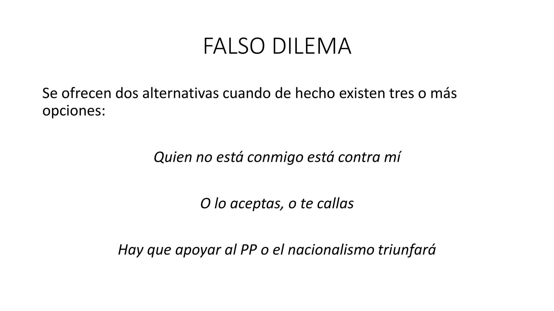 FALACIAS
Construcción de un buen argumento ¿Qué son?
Las falacias son un razonamiento que parece lógico o válido pero no lo
es. Tienen la ap
