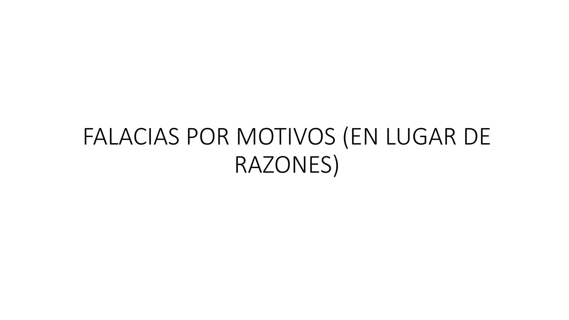 FALACIAS
Construcción de un buen argumento ¿Qué son?
Las falacias son un razonamiento que parece lógico o válido pero no lo
es. Tienen la ap