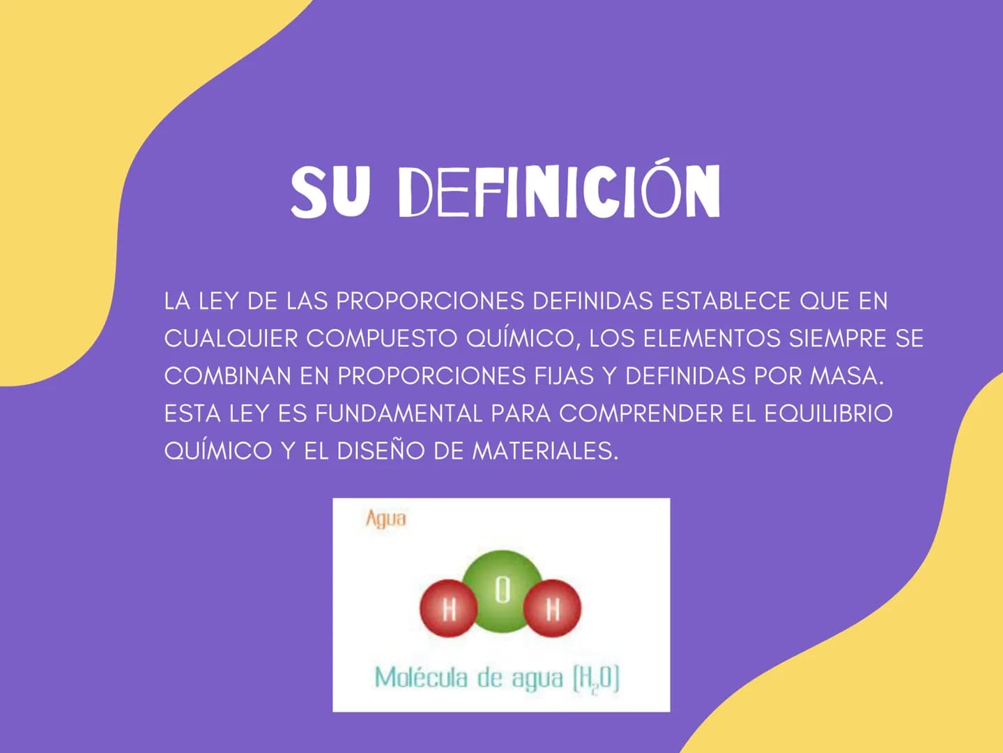 LEY DE LAS PROPORCIONES
DEFINIDAS
וייוי
SEBASTIAN GRISALES NARANJO, MARIA CLARA GOMEZ
LONDOÑO, MARIA JOSE ALVAREZ Y ANA MARIA ORTIZ SU DEFIN