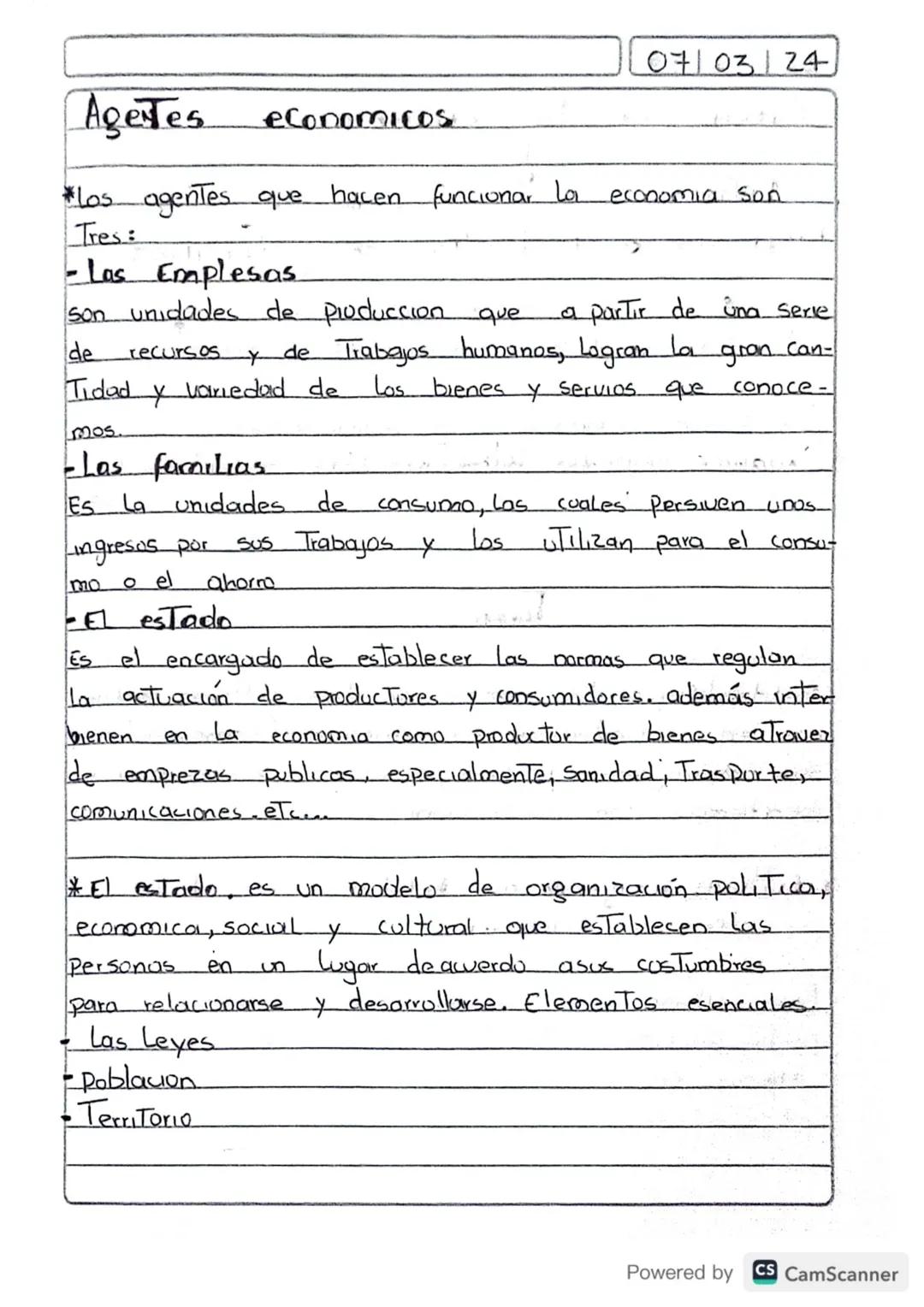 Agetes
economiCOS

07/03/24

*Los agentes que hacen funcionar la economia son
Tres:
- Las Emplesas
son unidades de pluduccion que a partir d