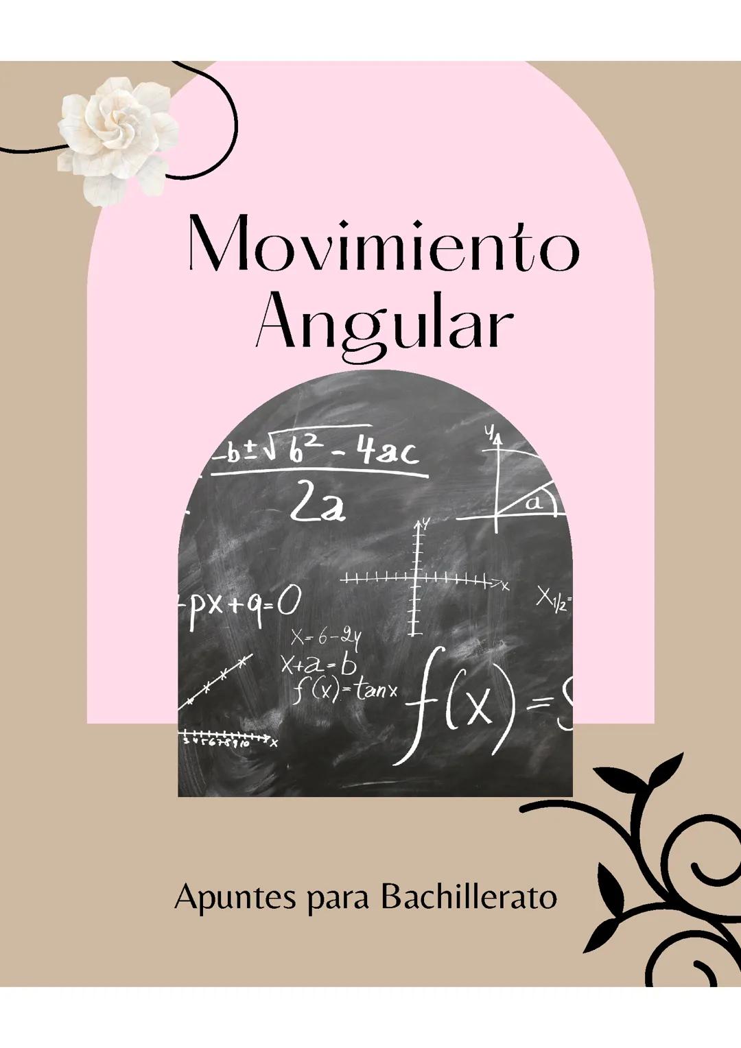 Movimiento Angular y Velocidad: Conceptos y Ejercicios