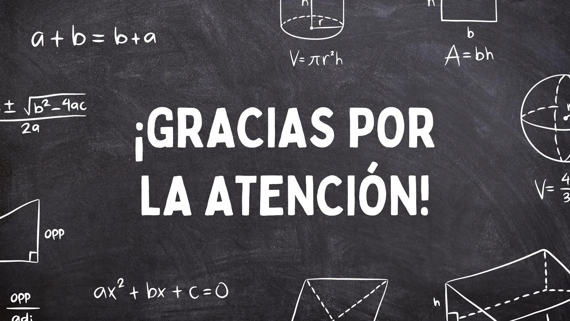 a + b = b + a

$\pm\sqrt{b2-4ac}$
29

V= πr²h

PROYECTO DE
MATEMÁTICAS

Presentado por Lucas Villanueva

OPP

adj

OPP
a) = adj

2
ax² + bx 