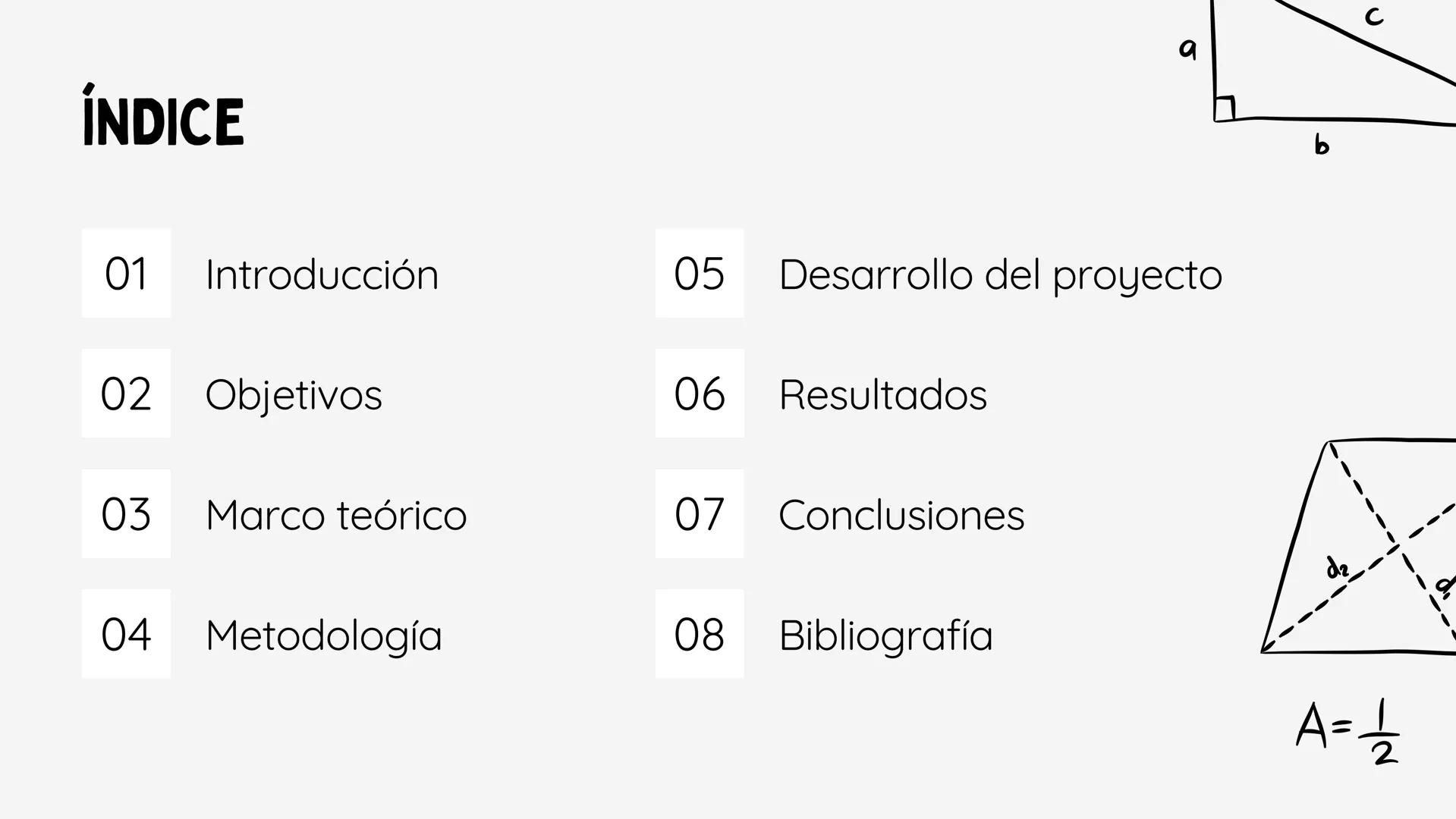 a + b = b + a

$\pm\sqrt{b2-4ac}$
29

V= πr²h

PROYECTO DE
MATEMÁTICAS

Presentado por Lucas Villanueva

OPP

adj

OPP
a) = adj

2
ax² + bx 