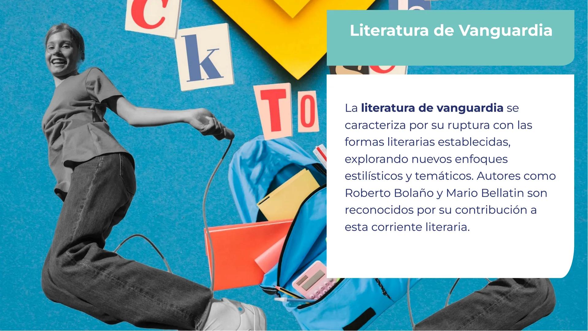 # EXPLORANDO LA
# VANGUARDIA: LA
# LITERATURA
# CONTEMPORÁNEA A

# INTRODUCCIÓN

La literatura contemporánea
es un reflejo de la sociedad
ac