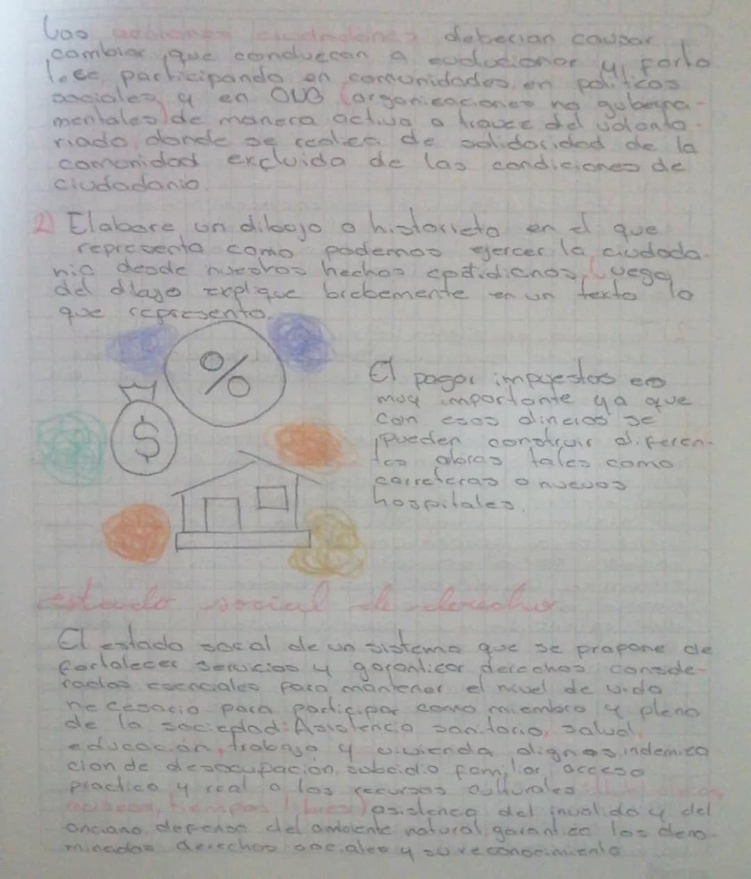 el Estado.
to una forma de organización politico,
territorial basada como
Una sociedad el Estado cofa compuesto
administrativa.
por:
1) Terr