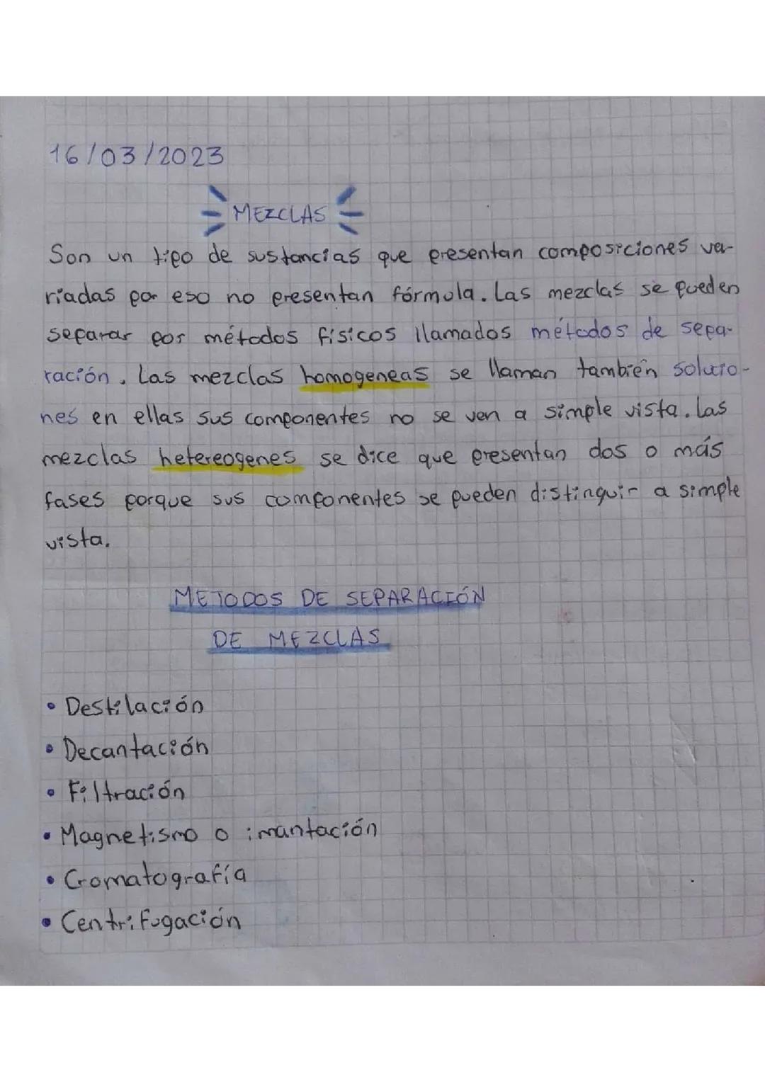 Tipos de mezclas y cómo separarlas fácilmente