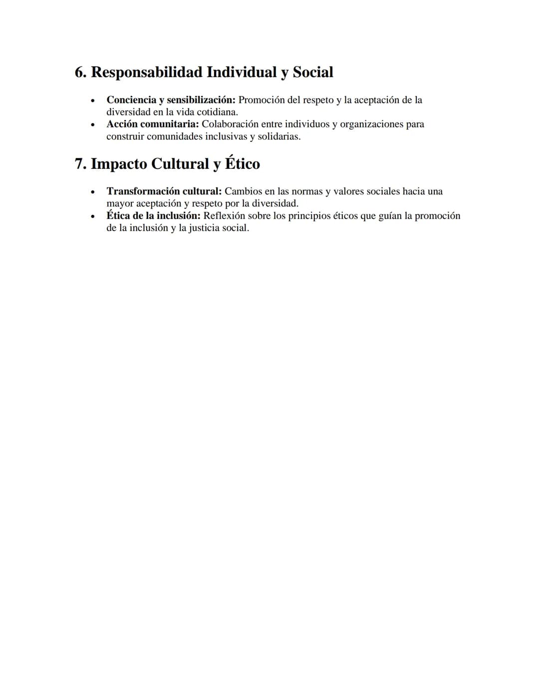 Inclusión Social
APUNTES/I
1. Definición
•
Concepto de Inclusión Social: Proceso que busca garantizar que todos los
individuos tengan acceso