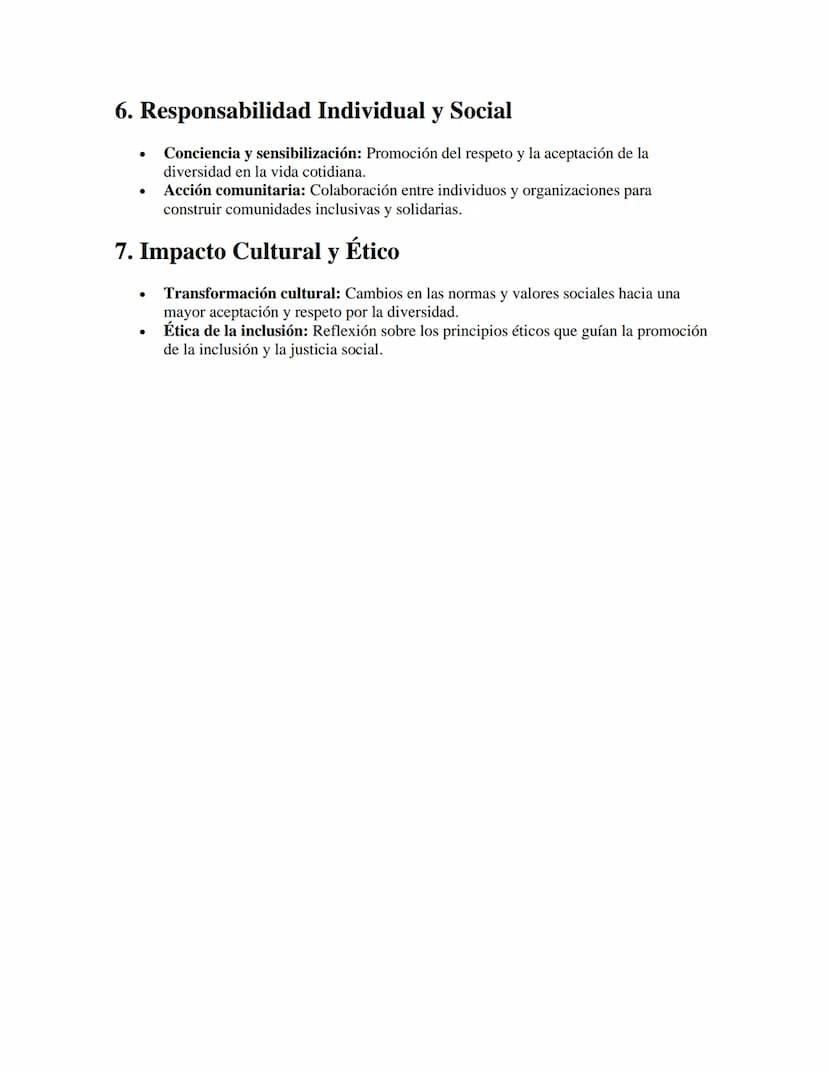 Inclusión Social
APUNTES/I
1. Definición
•
Concepto de Inclusión Social: Proceso que busca garantizar que todos los
individuos tengan acceso