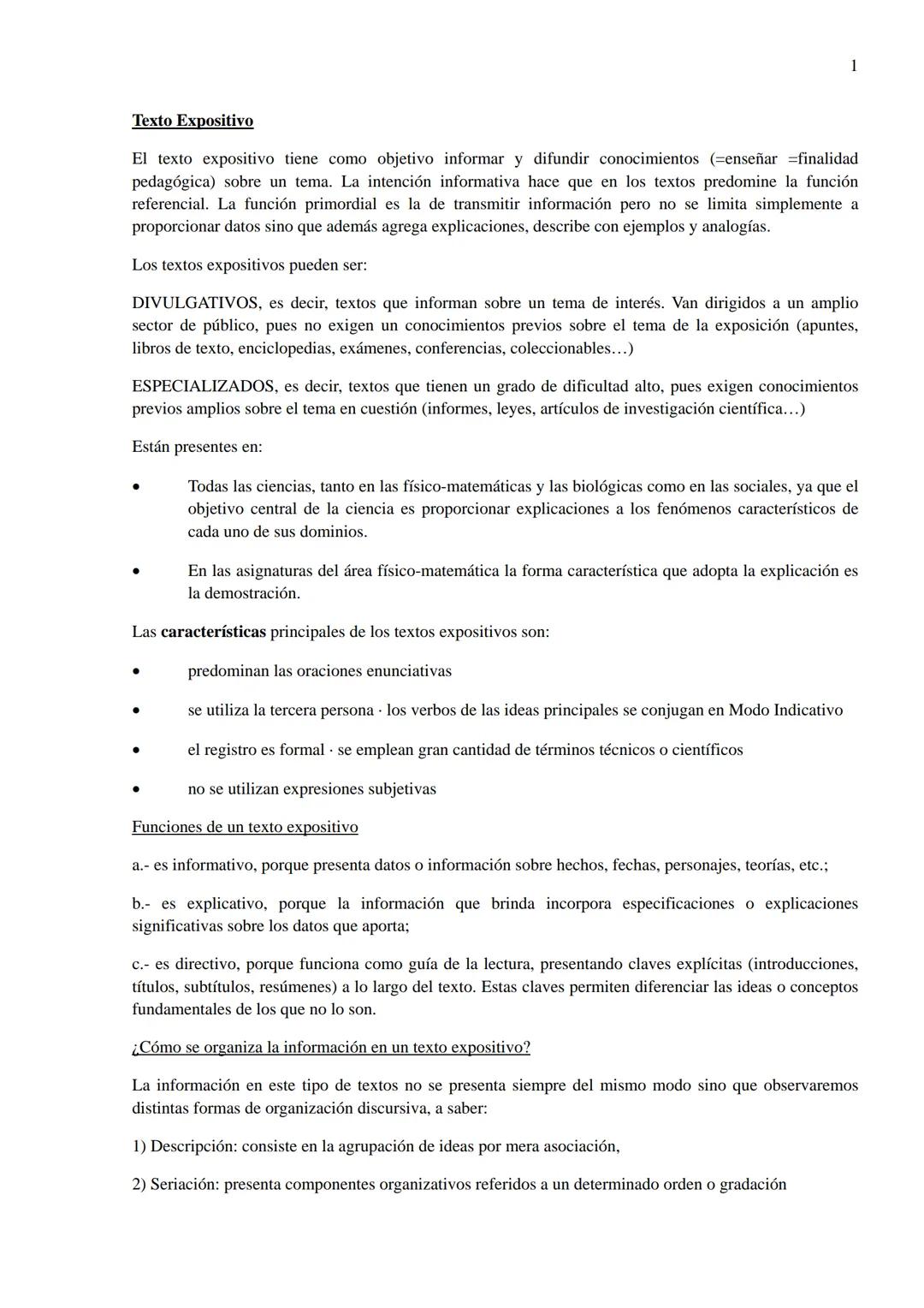 Textos expositivos 