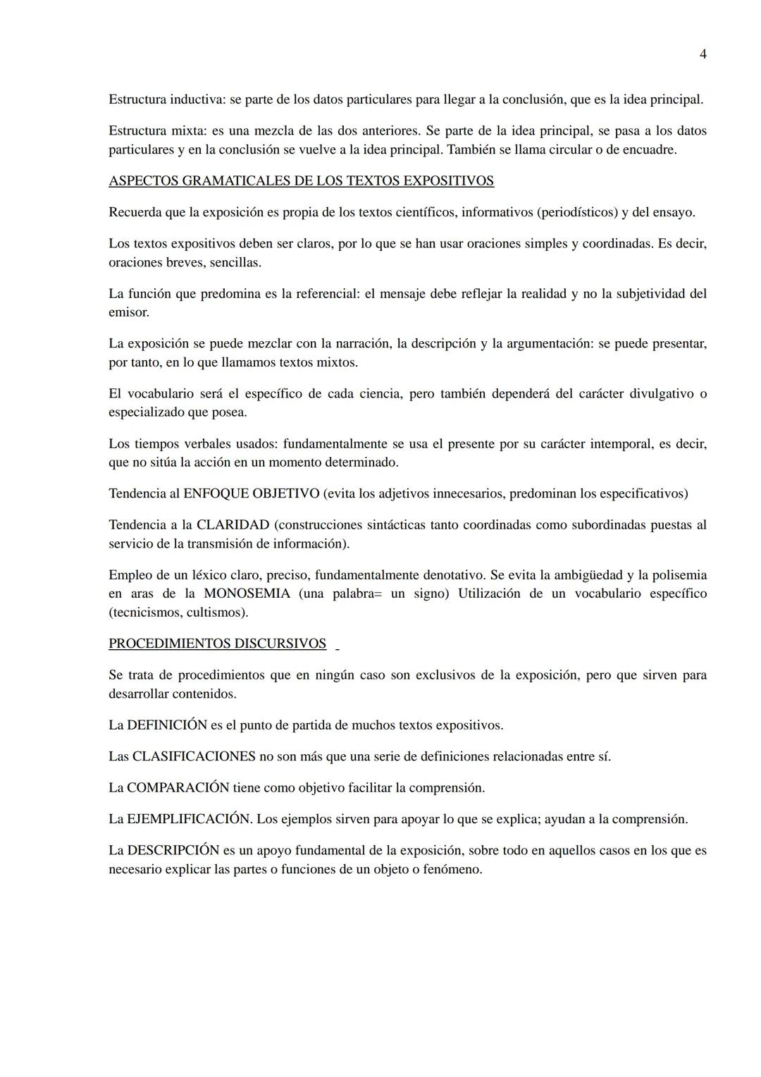 # 1

Texto Expositivo

El texto expositivo tiene como objetivo informar y difundir conocimientos (=enseñar finalidad
pedagógica) sobre un te