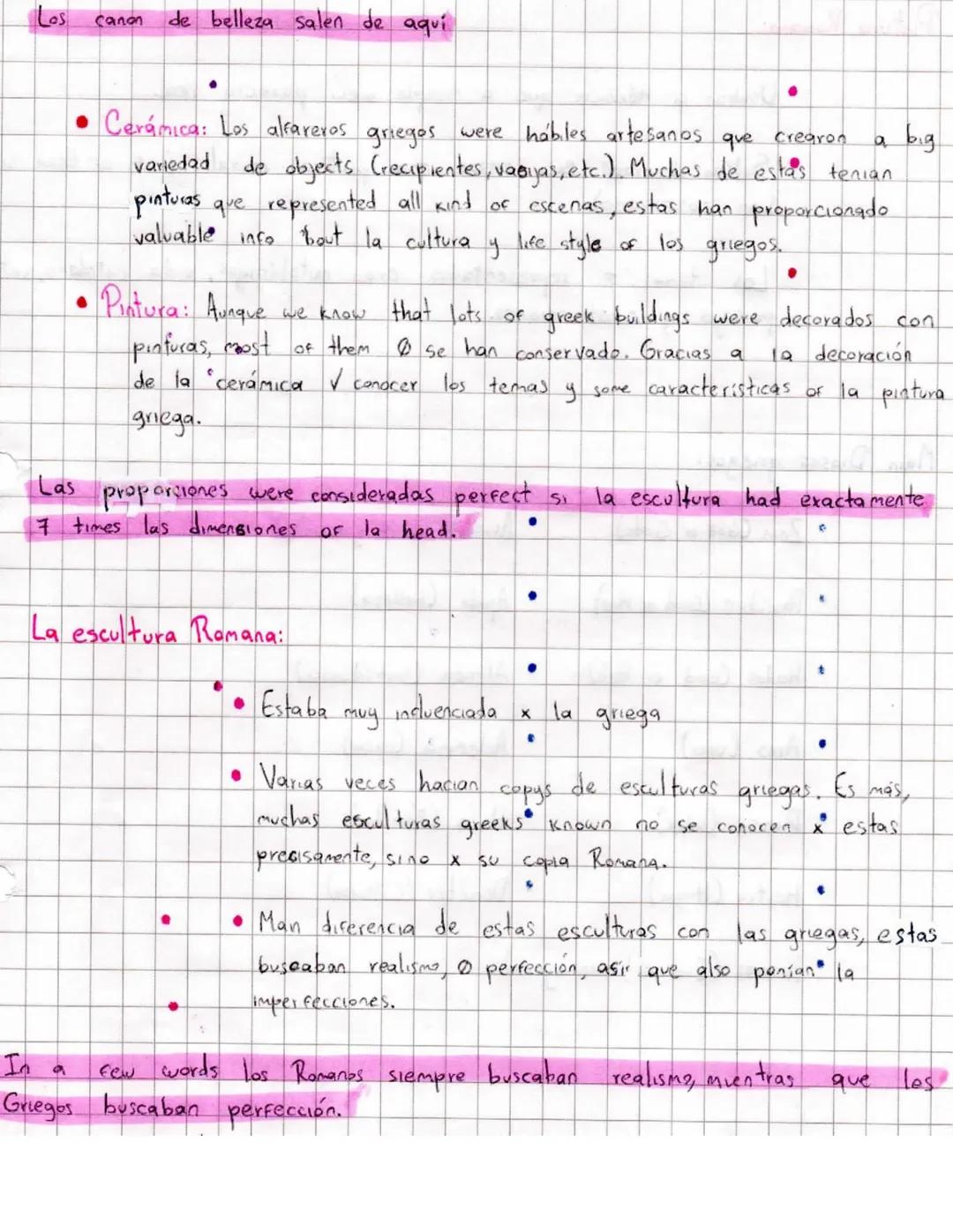 Arquitectura Griega:

• Principales características: Crearon espacios y la vida colectiva
de big beauty y perfection. Sus dimenciones were r