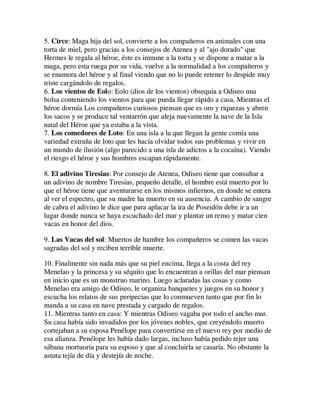 La Odisea de Homero
1. VIDA DE HOMERO:
Homero (probablemente siglo VIII a.c.) es el nombre dado al poeta y rapsoda
griego antiguo al que tra