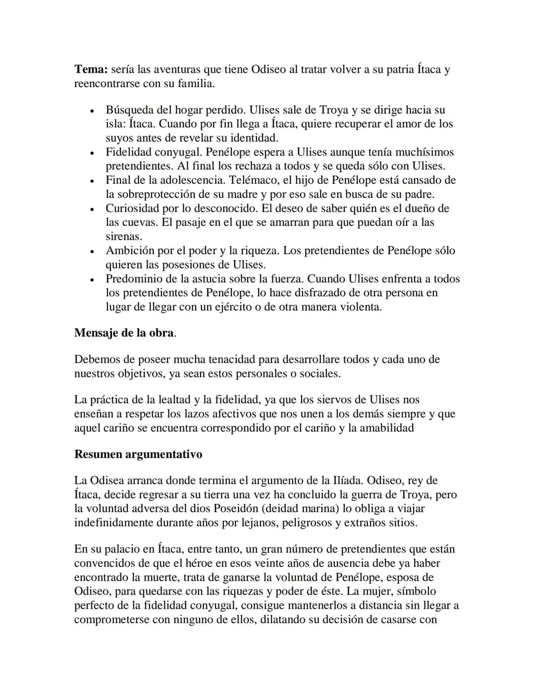La Odisea de Homero
1. VIDA DE HOMERO:
Homero (probablemente siglo VIII a.c.) es el nombre dado al poeta y rapsoda
griego antiguo al que tra