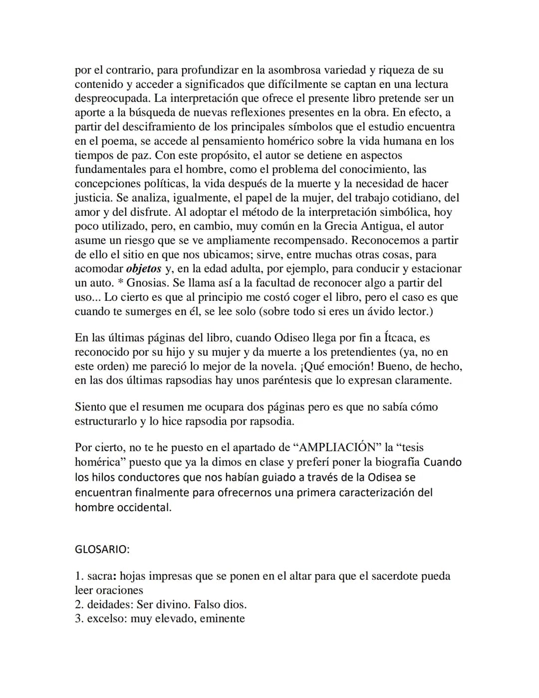 La Odisea de Homero
1. VIDA DE HOMERO:
Homero (probablemente siglo VIII a.c.) es el nombre dado al poeta y rapsoda
griego antiguo al que tra