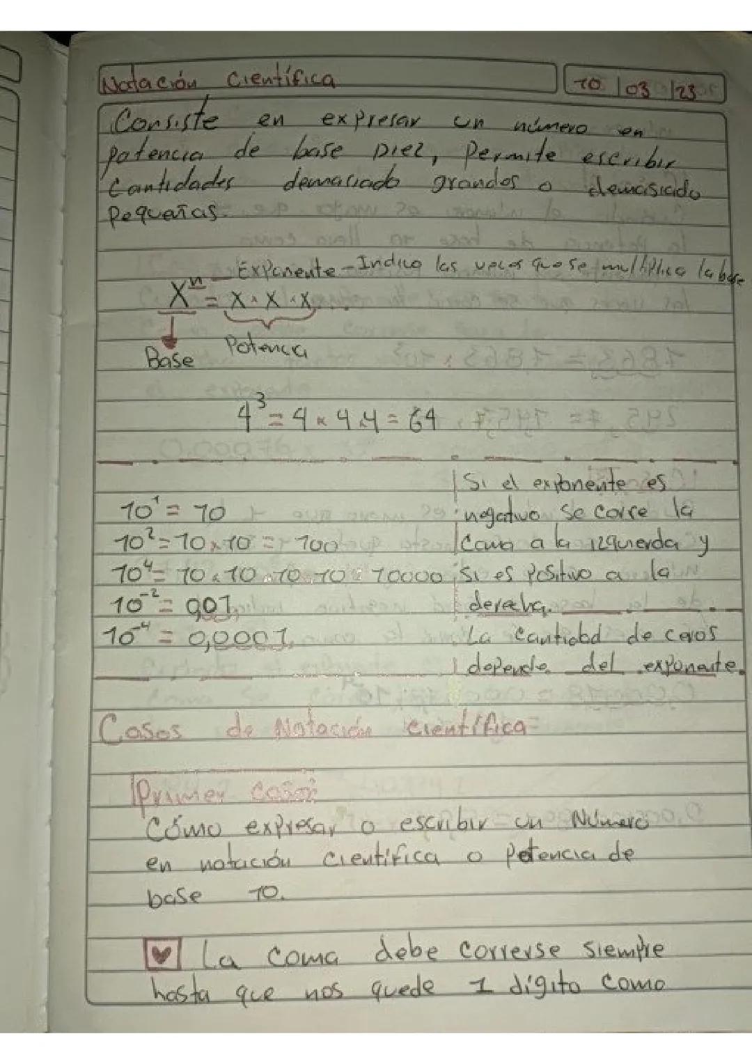 Notación científica