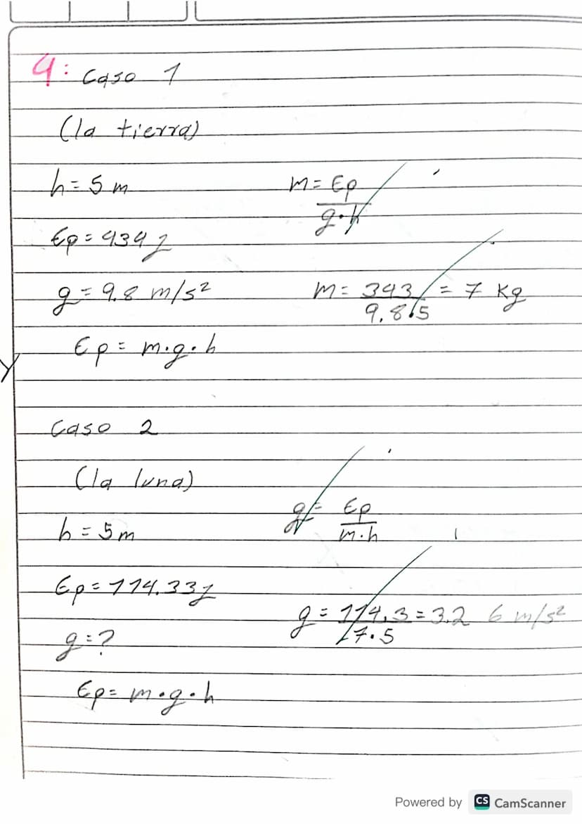 TALLER 3. ENERGÍA
1. ¿A qué velocidad se mueve un cuerpo de
20Kg de masa que posee una energia
cinética de 1000J? R/=10m/s
2. ¿Qué trabajo d
