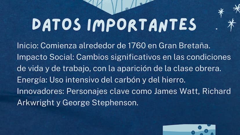 1RA
REVOLUCIÓN
INDUSTRIAL
* QUÉ ES?
La Primera Revolución Industrial fue un período de
grandes cambios económicos y sociales que se inició e