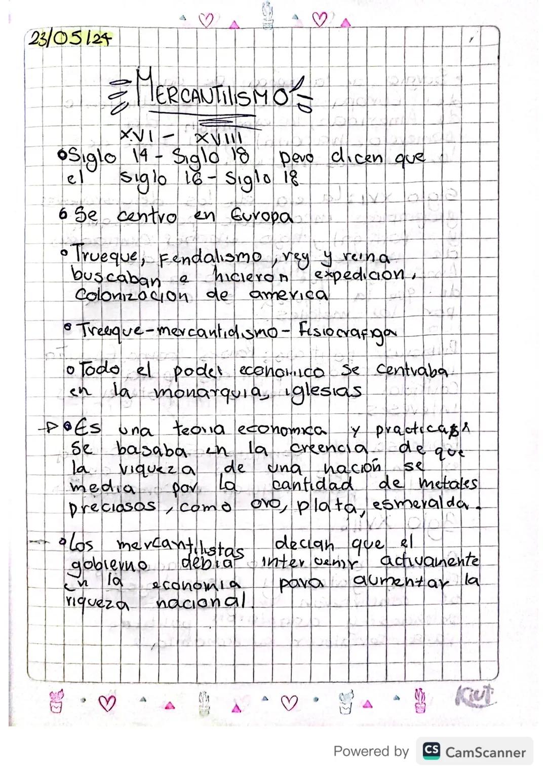 SD
23/05/24
3
3.
=MERCANTIVISMO
000
XVI-XVII
Devo dicen que
●Siglo 14 - Siglo 18
Siglo 16 - Siglo 18.
el
6 Se centro en Europa
0
8
Trueque, 