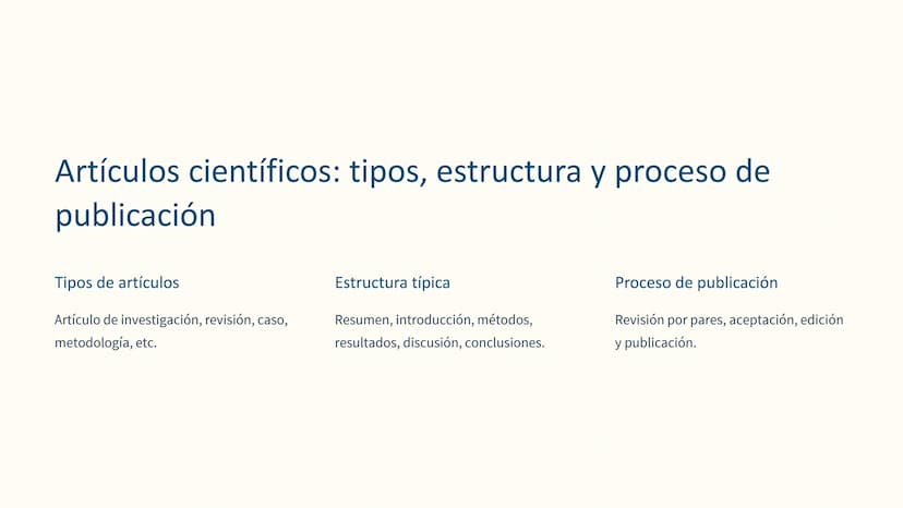 !?
SCIENCE
LITERACY
Comunicación
científica: Informes,
artículos, presentaciones
La comunicación científica es fundamental para compartir
de
