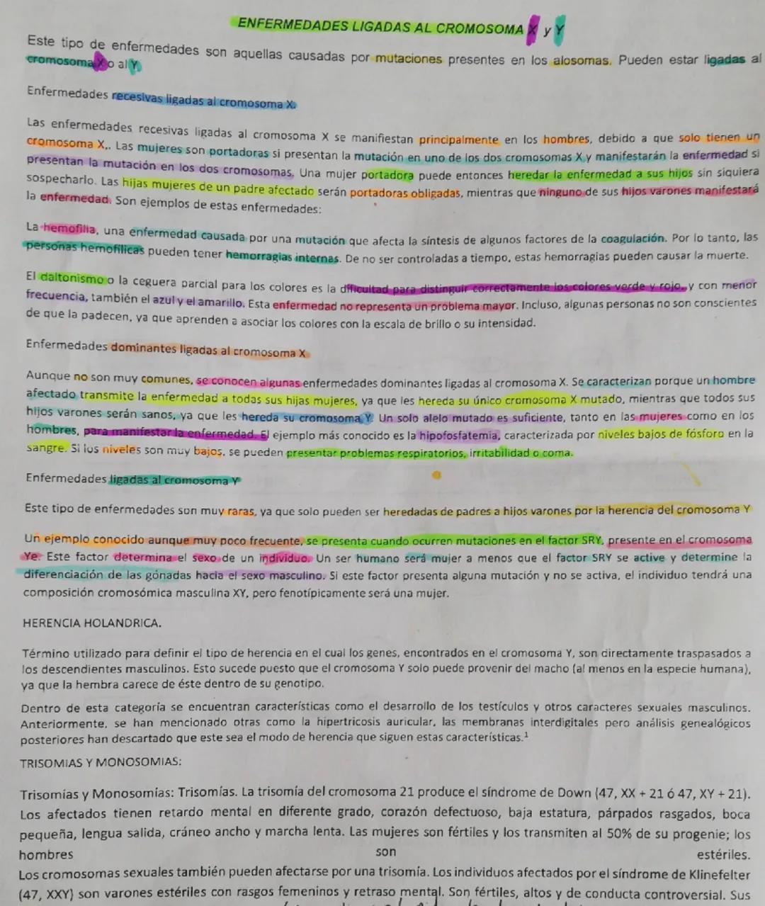 ENFERMEDADES LIGADAS AL CROMOSOMAX у
Este tipo de enfermedades son aquellas causadas por mutaciones presentes en los alosomas. Pueden estar 