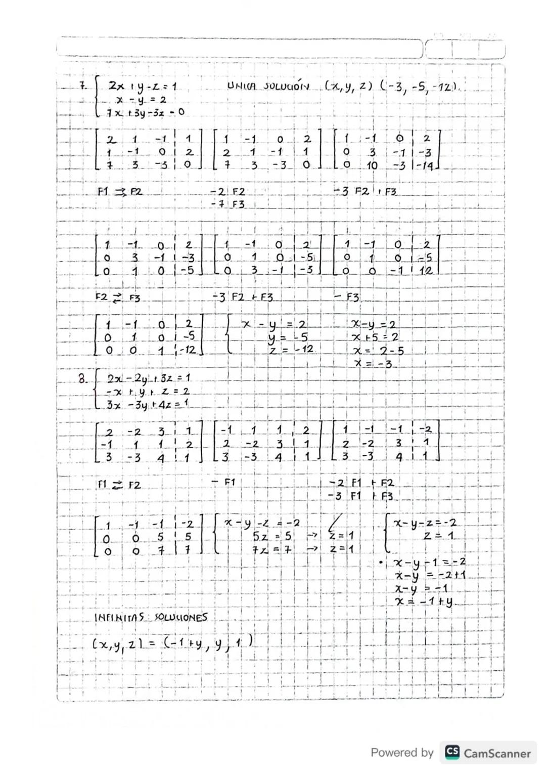 D
Dos variables
(x,y)
Sistemas de Ecuaciones Lineales
2x 13y = 6
Sistema 2 x2
+3y=7
Ecuauon Lineal,
Solution (1,2)
X2x - y =
0
Paralelas
NO 