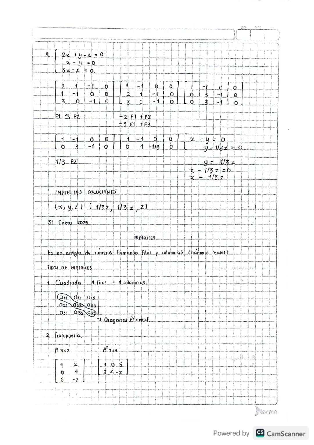 D
Dos variables
(x,y)
Sistemas de Ecuaciones Lineales
2x 13y = 6
Sistema 2 x2
+3y=7
Ecuauon Lineal,
Solution (1,2)
X2x - y =
0
Paralelas
NO 