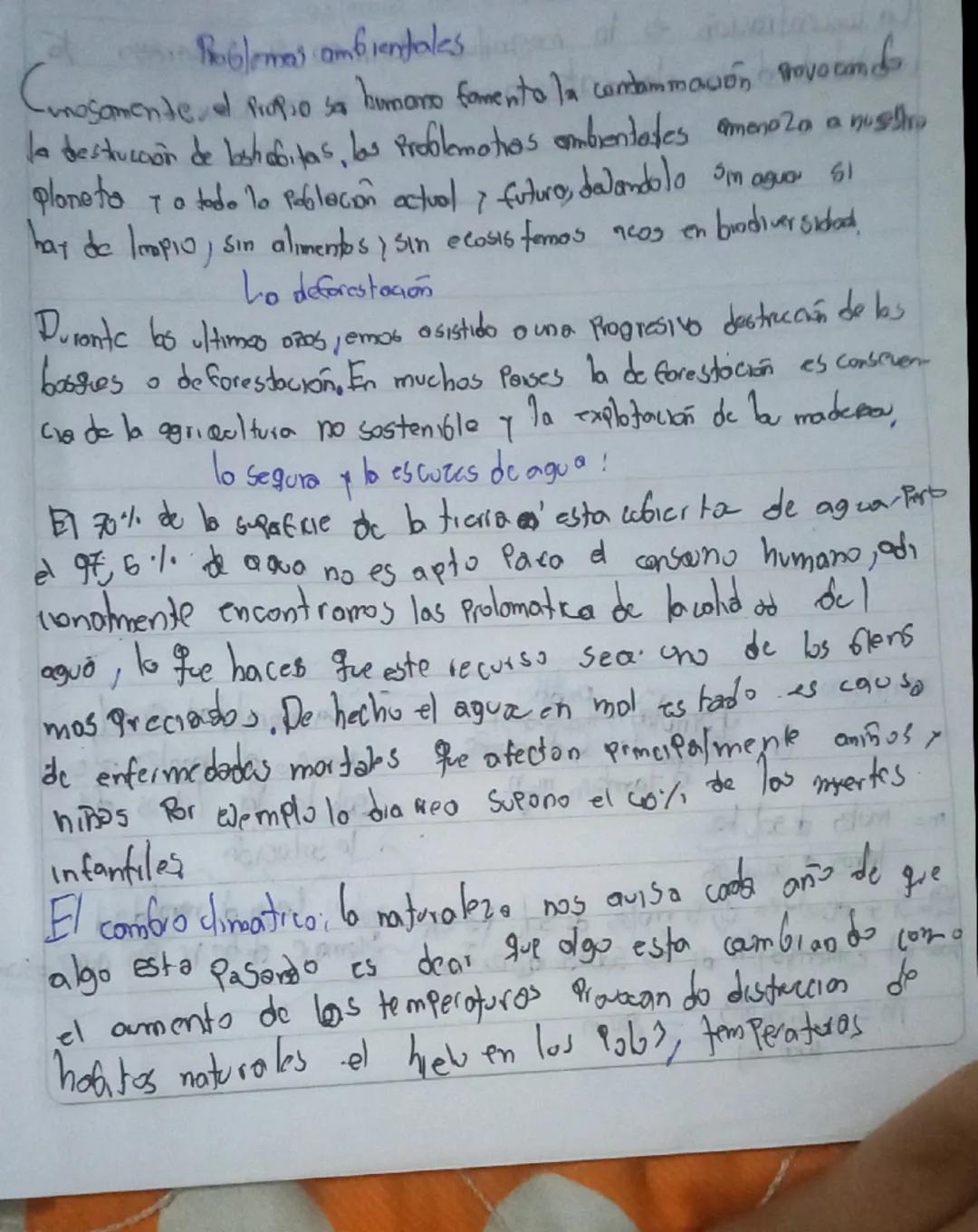 # Problemas ambientales

Cunosamente, el propio sa bumaro fomenta la contaminación provocando
la destrución de beshabitas, las problematias 