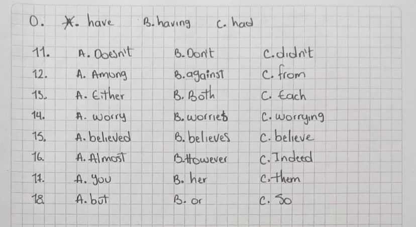 OOOCICFES INGLES
Lee la descripción de la 12quierda (1-5) ¿cual es la palabra de la
derecha (A-H) Concuerda Con la descripción?
1. People of