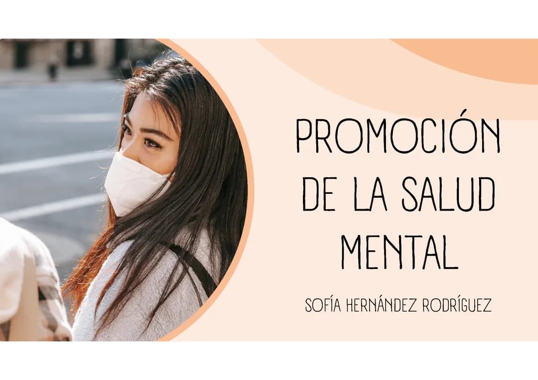 Presentación promoción de la salud mental