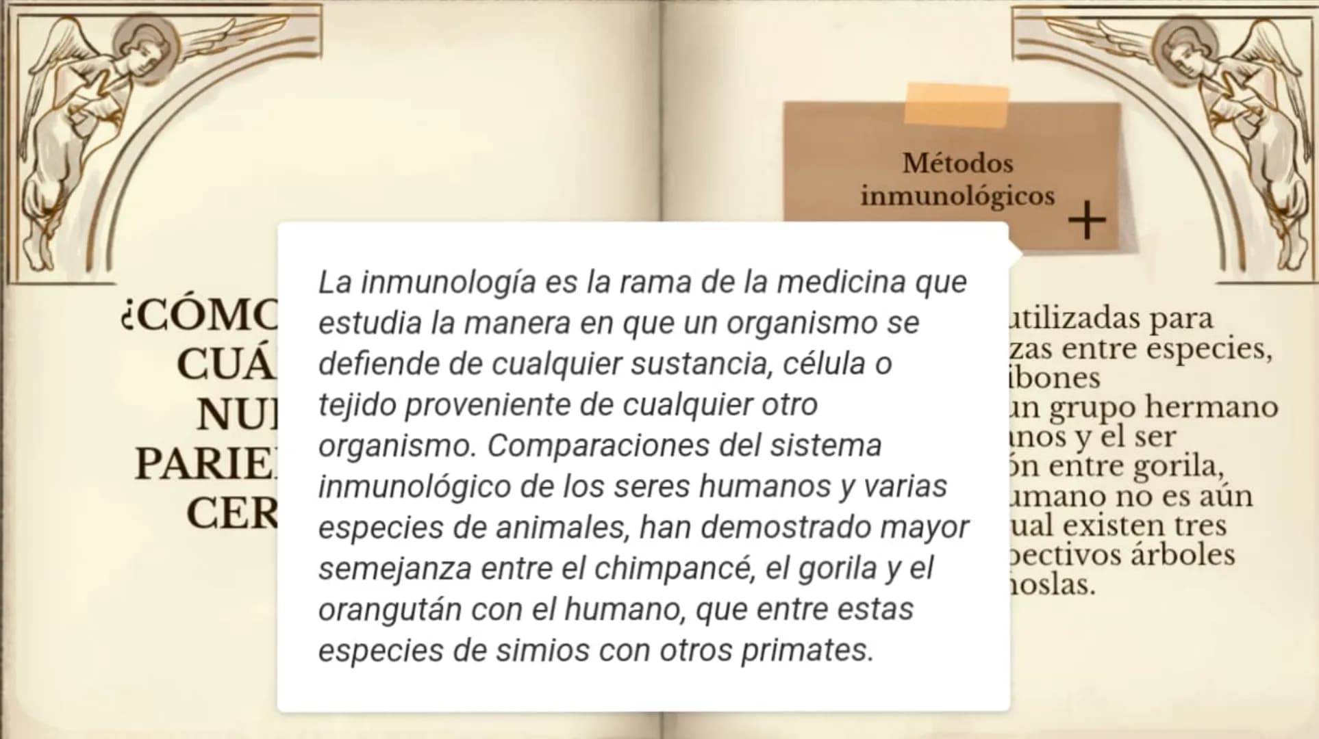 LA EVOLUCIÓN DE LA
ESPECIE HUMANA
COMENZAR 99
"No es el más fuerte de las
especies el que sobrevive,
tampoco es el más inteligente
el que so