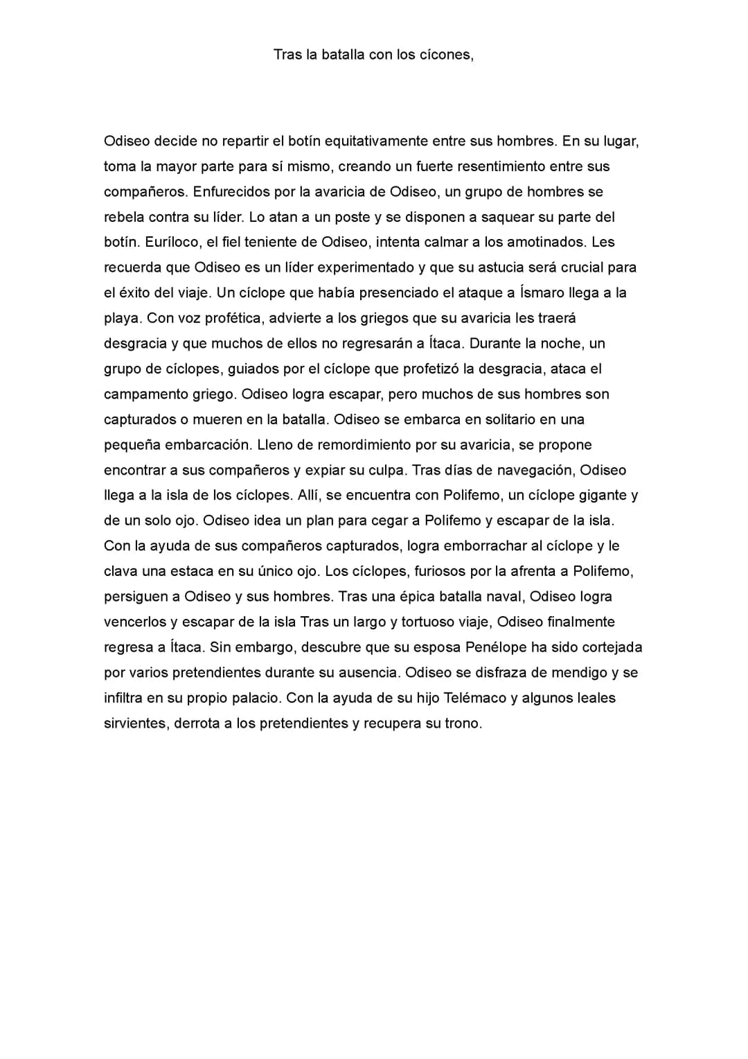 La odisea 