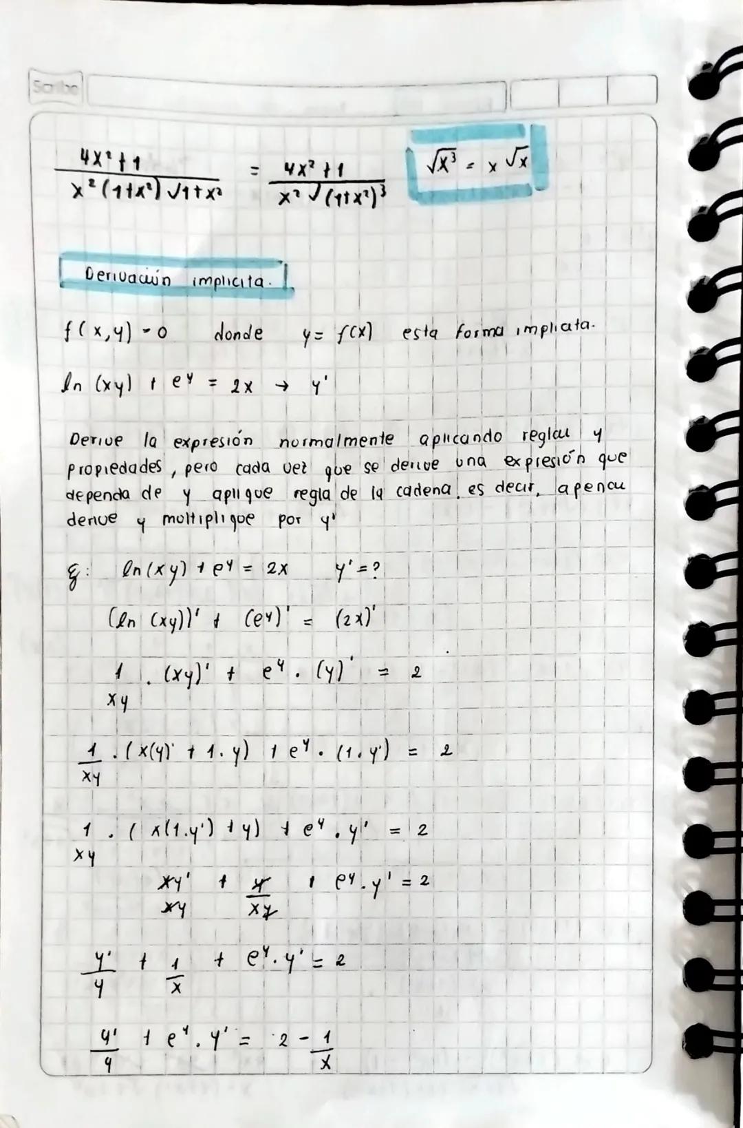 Derivación implícita 