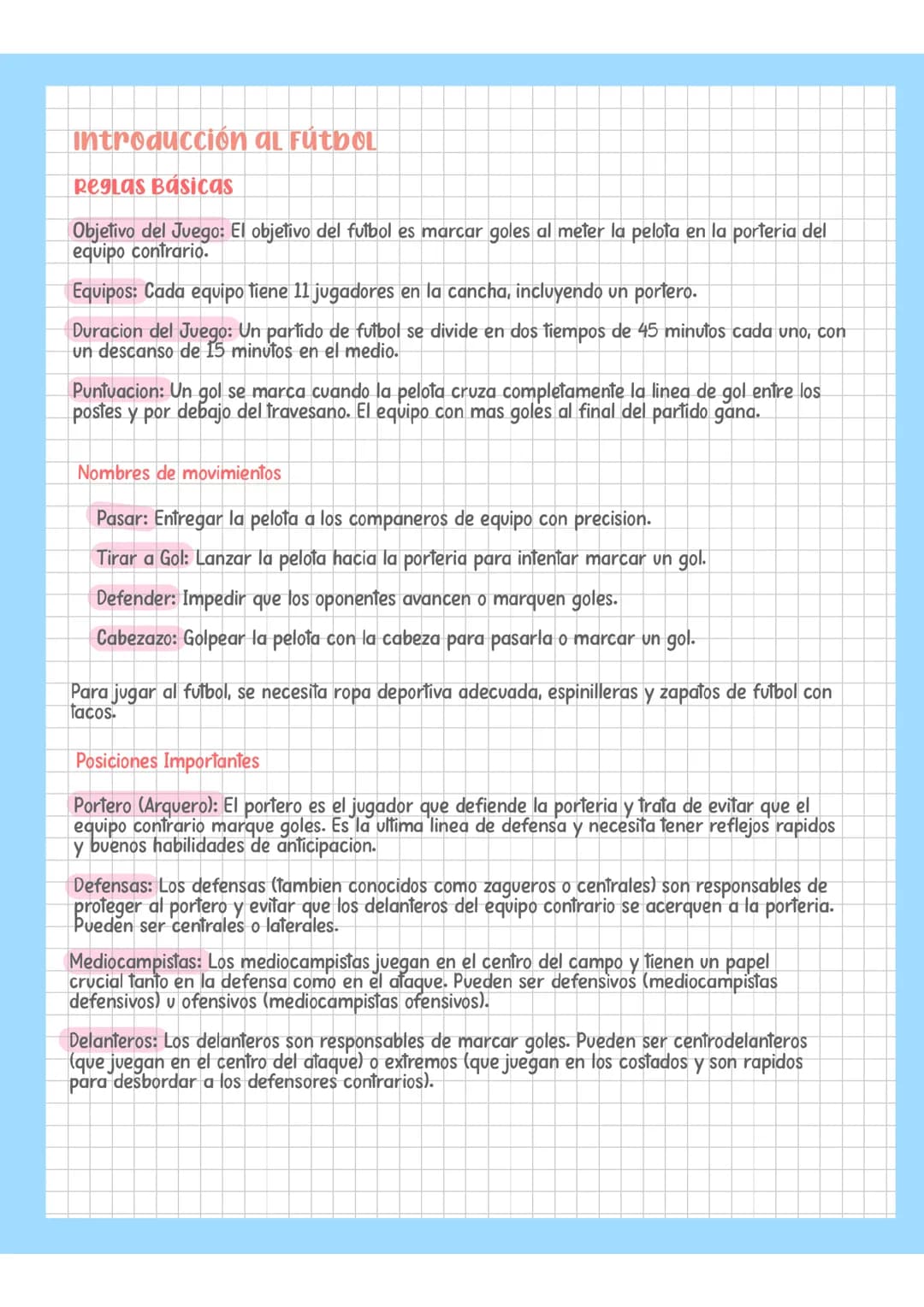 Introducción al futbol 