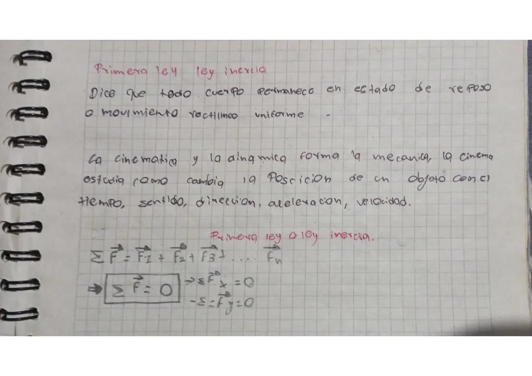 La Primera Ley de Newton: Principios Fundamentales