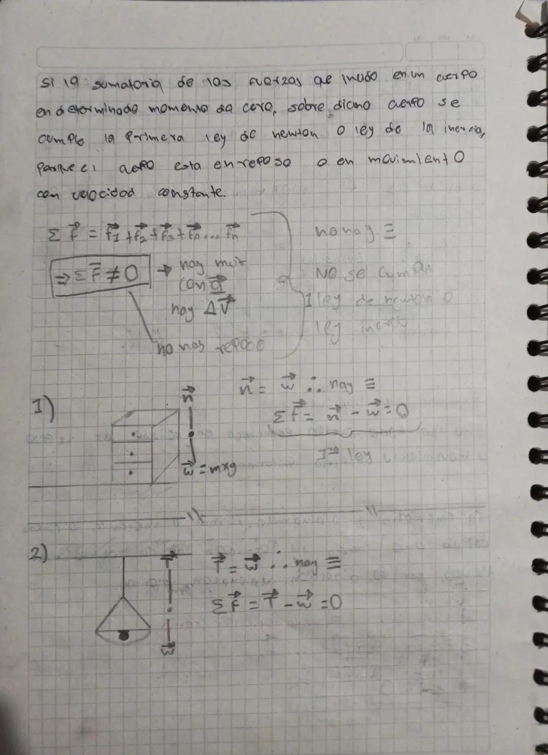 100
Primera ley
ley theria
Dice que todo cuerpo permaneco
eh
estado
de
re poso
。 movimiento rectilineo
Uniforme
La cinematic y la dinamica f