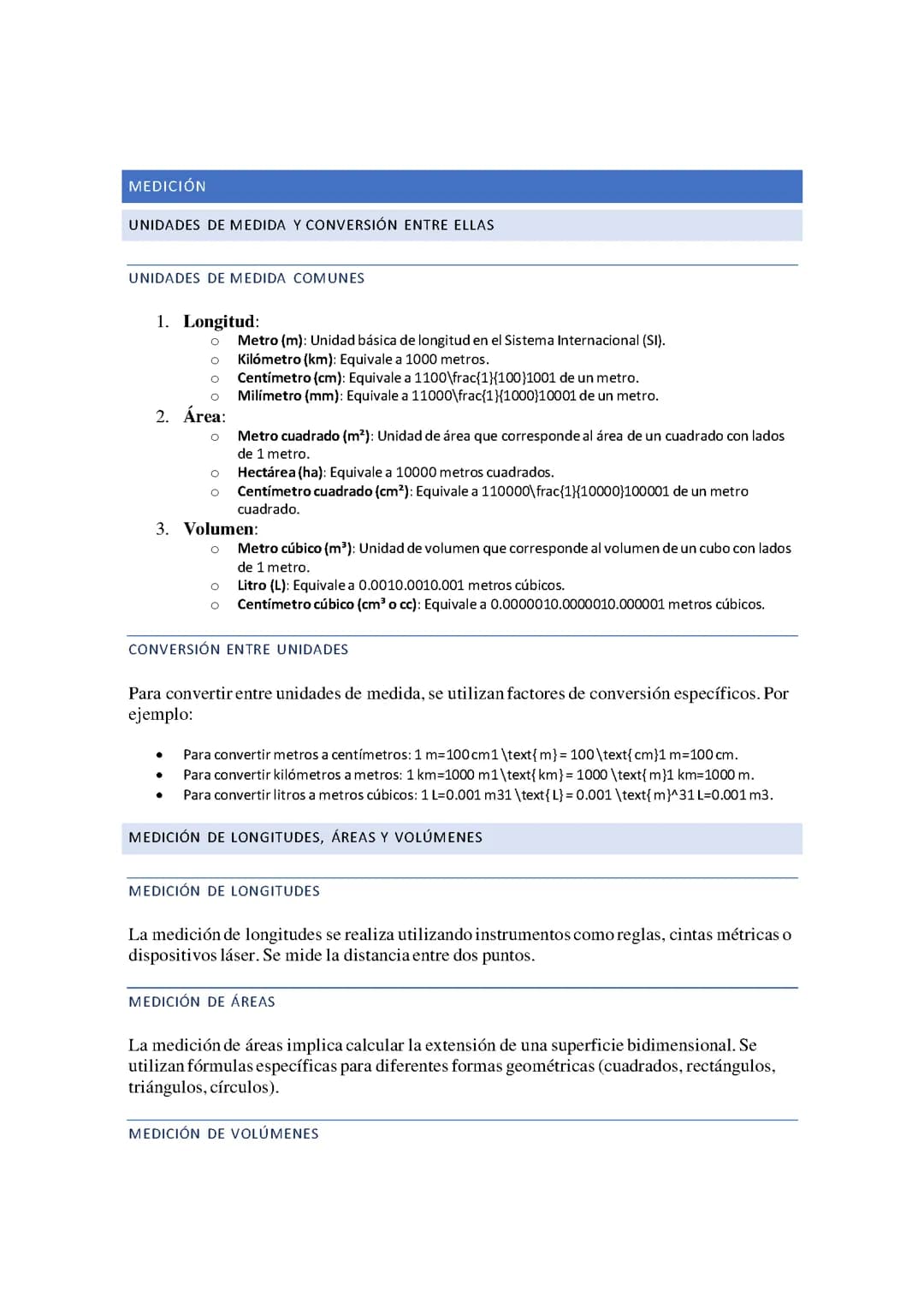 Medición